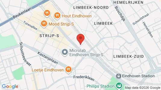 Apartments for rent i Eindhoven - kort over placeringen