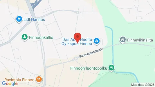 Apartments for rent i Espoo - kort over placeringen