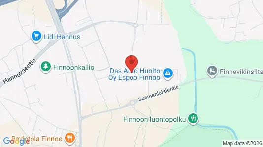 Apartments for rent i Espoo - kort over placeringen