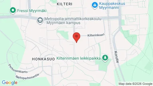 Apartments for rent i Vantaa - kort over placeringen