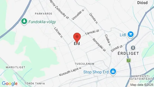 Apartments for rent in Érdi - Photo from Google Street View