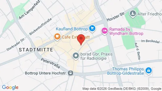 Apartments for rent i Bottrop - kort over placeringen