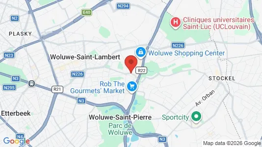 Houses for rent i Brussels Sint-Lambrechts-Woluwe - kort over placeringen