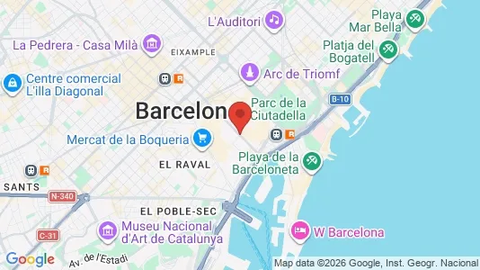 Apartments for rent in Barcelona Ciutat Vella - Photo from Google Street View