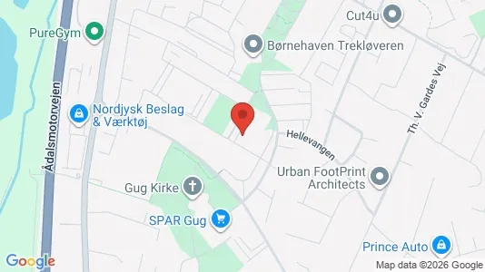 Apartments for rent i Aalborg SØ - kort over placeringen