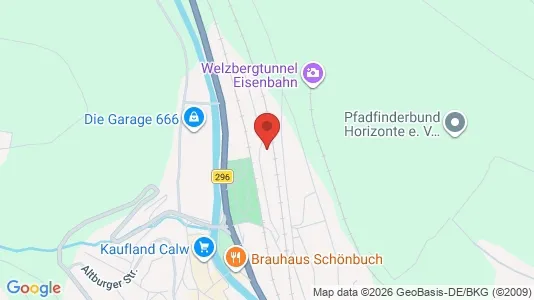 Apartments for rent i Calw - kort over placeringen