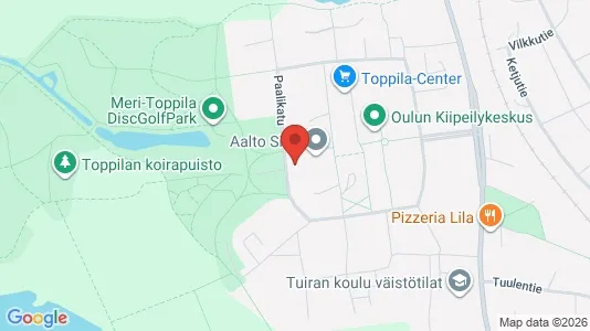 Apartments for rent i Oulu - kort over placeringen