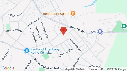 Apartments for rent i Altenburger Land - kort over placeringen