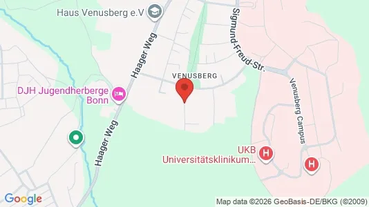 Apartments for rent i Bonn - kort over placeringen