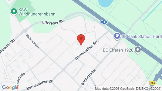 Apartments for rent i Rhein-Erft-Kreis - kort over placeringen