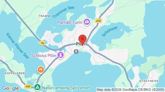 Apartments for rent i Plön - kort over placeringen