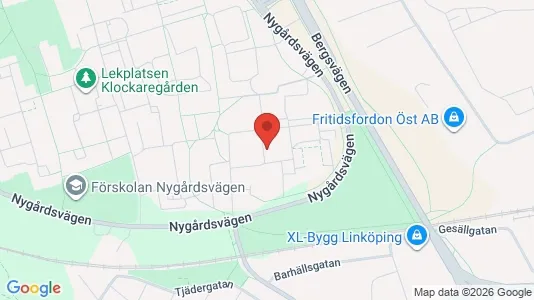 Apartments for rent i Linköping - kort over placeringen
