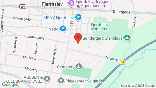 Apartments for rent in Fjerritslev - Photo from Google Street View