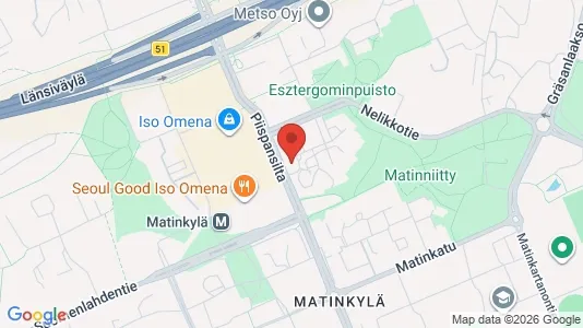 Apartments for rent i Espoo - kort over placeringen