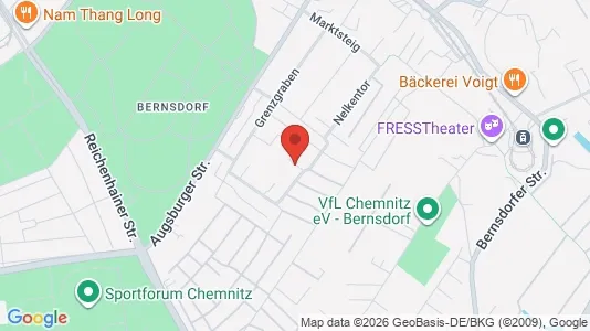 Apartments for rent in Chemnitz - Photo from Google Street View