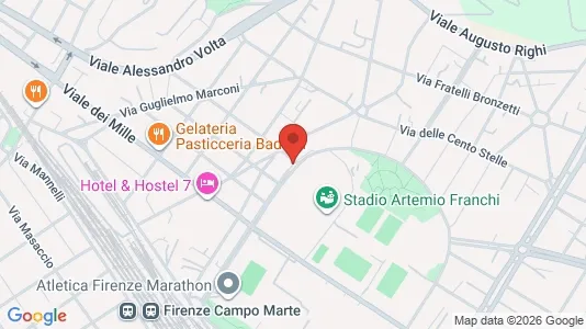 Apartments for rent i Florence - kort over placeringen