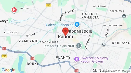 Apartments for rent in Radom - Photo from Google Street View