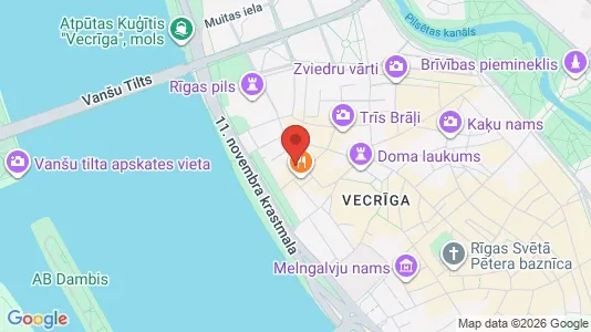 Apartments for rent i Riga Centrs - kort over placeringen
