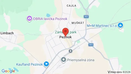 Apartments for rent in Pezinok - Photo from Google Street View