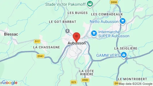 Apartments for rent in Aubusson - Photo from Google Street View