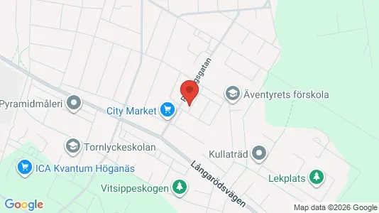 Apartments for rent i Höganäs - kort over placeringen