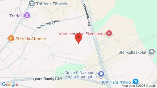 Apartments for rent i Nyköping - kort over placeringen