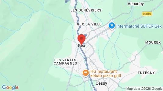 Apartments for rent in Gex - Photo from Google Street View