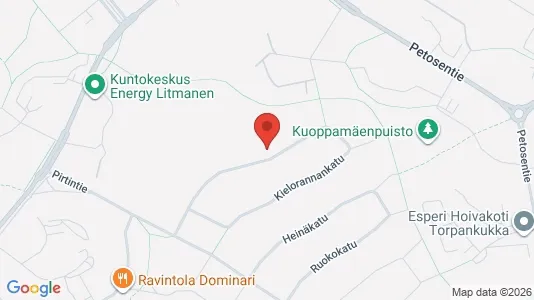 Apartments for rent i Kuopio - kort over placeringen