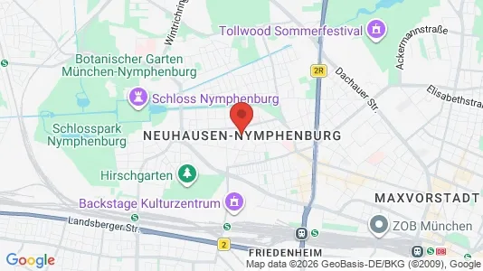 Rooms for rent in Munich Neuhausen-Nymphenburg - Photo from Google Street View