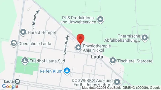 Apartments for rent i Bautzen - kort over placeringen