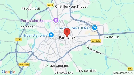 Houses for rent in Parthenay - Photo from Google Street View