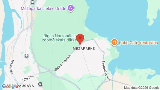Apartments for rent i Riga Mežaparks - kort over placeringen