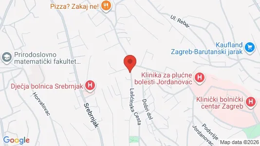 Apartments for rent i Sljeme (Medvednica-Tomislavac) - kort over placeringen