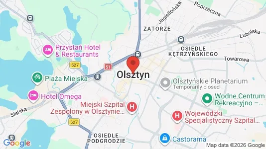 Apartments for rent in Olsztyn - Photo from Google Street View