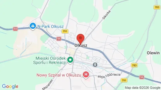 Apartments for rent in Olkuski - Photo from Google Street View