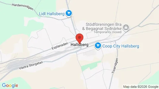 Houses for rent i Hallsberg - kort over placeringen