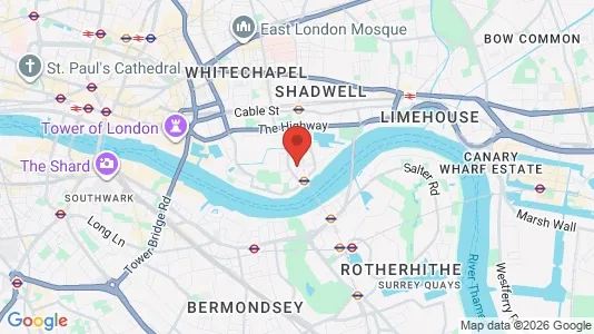 Apartments for rent i London E1W - kort over placeringen