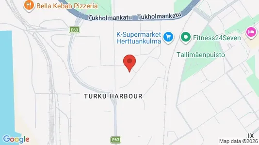Apartments for rent i Turku - kort over placeringen