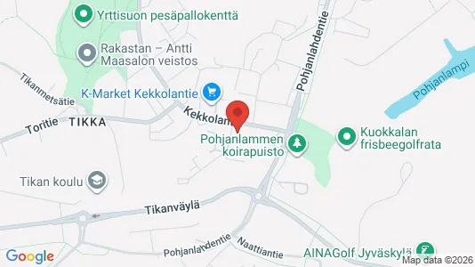 Apartments for rent i Jyväskylä - kort over placeringen