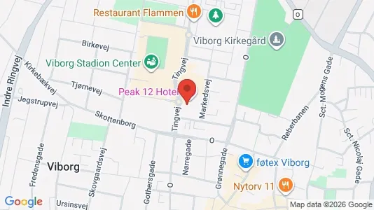 Apartments for rent i Viborg - kort over placeringen