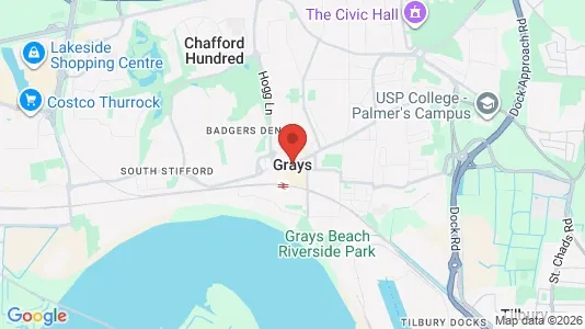 Rooms for rent in Grays - Essex - Photo from Google Street View