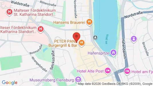 Apartments for rent i Flensburg - kort over placeringen