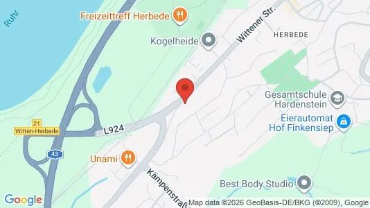 Apartments for rent i Ennepe-Ruhr-Kreis - kort over placeringen