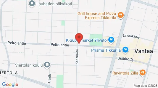 Apartments for rent i Vantaa - kort over placeringen