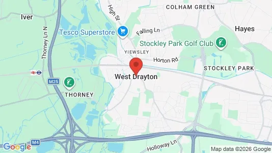 Houses for rent i West Drayton - Middlesex - kort over placeringen