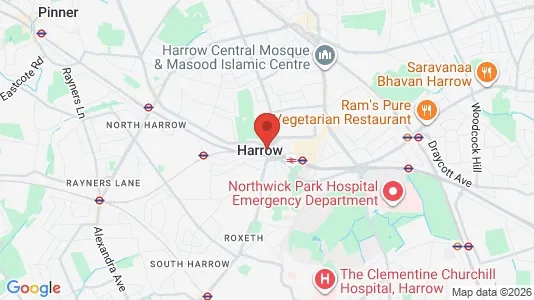 Houses for rent i Harrow - Middlesex - kort over placeringen