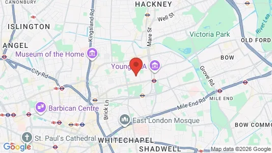 Apartments for rent i London E2 - kort over placeringen