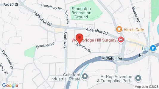 Apartments for rent i Guildford - Surrey - kort over placeringen