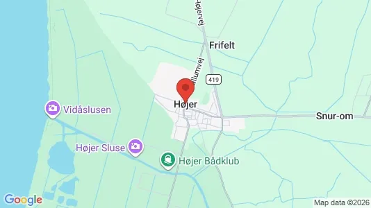 Apartments for rent i Højer - kort over placeringen