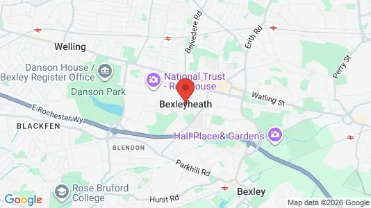 Apartments for rent i Bexleyheath - Kent - kort over placeringen